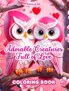 Adorable Creatures Full of Love Coloring Book Source of infinite creativity Perfect Valentine's Day gift - Art, Harmony