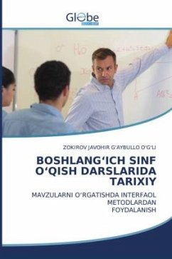 Cover BOSHLANG¿ICH SINF O¿QISH DARSLARIDA TARIXIY