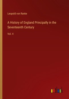 Cover A History of England Principally in the Seventeenth Century
