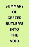 Summary of Geezer Butler's Into the Void (eBook, ePUB)