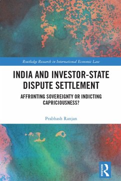 Cover India and Investor-State Dispute Settlement (eBook, ePUB)