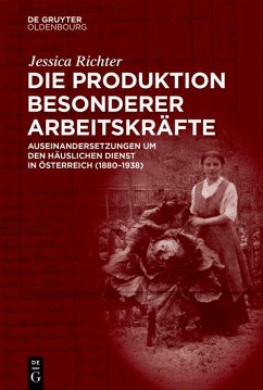 Die Produktion besonderer Arbeitskräfte (eBook, PDF) - Richter, Jessica