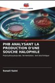 PHB ANALYSANT LA PRODUCTION D'UNE SOUCHE HALOPHILE