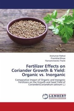 Fertilizer Effects on Coriander Growth & Yield: Organic vs. Inorganic - Rathod, Anshuman;Bhoye, Pravinbhai;Thanki, Rameshchandra