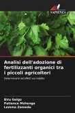 Analisi dell'adozione di fertilizzanti organici tra i piccoli agricoltori