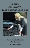 10 Tips on How To Take Care of Your Car (Automotive Maintenance Anyone Can Do, #1) (eBook, ePUB)