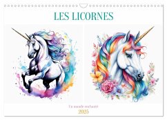 Les licornes (Calendrier mural 2025 DIN A3 vertical), CALVENDO calendrier mensuel