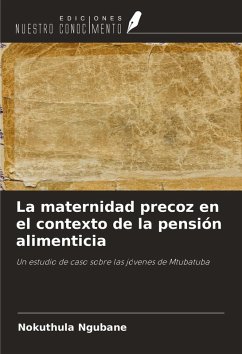 Cover La maternidad precoz en el contexto de la pensión alimenticia