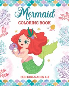 Mermaid Coloring Book for Girls Ages 4-8 - Harrett, Marc