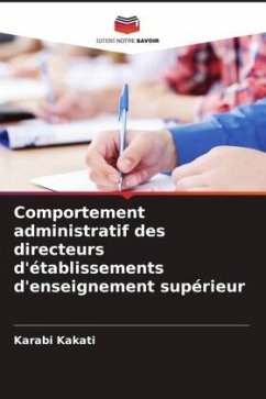 Comportement administratif des directeurs d'établissements d'enseignement supérieur - Kakati, Karabi