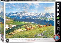 Eurographics 6000-5705 - Mountain Elks, Colorado USA, Bergelche, Puzzle, 1000 Teile