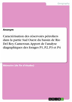 Caractérisation des réservoirs pétroliers dans la partie Sud Ouest du bassin de Rio Del Rey, Cameroun. Apport de l'analyse diagraphiques des forages P1, P2, P3 et P4 (eBook, PDF)