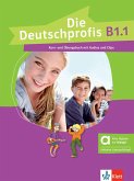 Die Deutschprofis B1.1 - Hybride Ausgabe allango. Kurs- und Übungsbuch mit Audios und Clips inklusive Lizenzschlüssel allango (24 Monate)