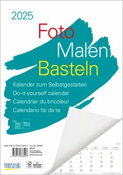 Foto-Malen-Basteln A4 weiß Notice 2025 - Kalender bestellen