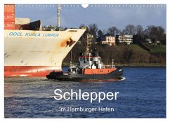 Schlepper im Hamburger Hafen (Wandkalender 2025 DIN A3 quer), CALVENDO Monatskalender