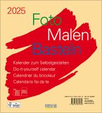 Foto-Malen-Basteln Bastelkalender beige 2025