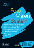 Foto-Malen-Basteln Bastelkalender A5 schwarz 2025