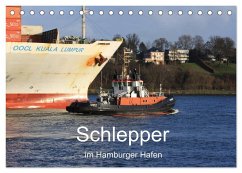 Schlepper im Hamburger Hafen (Tischkalender 2025 DIN A5 quer), CALVENDO Monatskalender