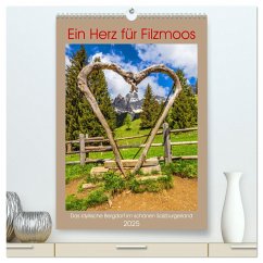 Ein Herz für Filzmoos (hochwertiger Premium Wandkalender 2025 DIN A2 hoch), Kunstdruck in Hochglanz - Calvendo;Kramer, Christa