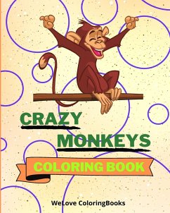 Crazy Monkeys Coloring Book - Sauseda, Sancha