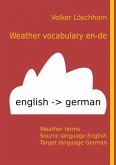 Weather vocabulary (eBook, ePUB)