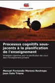 Processus cognitifs sous-jacents à la planification de l'enseignement