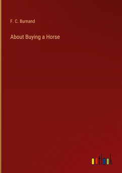 About Buying a Horse - Burnand, F. C.