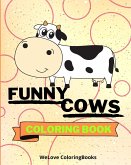 Funny Cows Coloring Book
