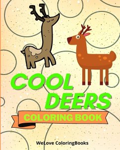 Cool Deers Coloring Book - Sauseda, Sancha