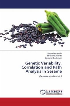 Genetic Variability, Correlation and Path Analysis in Sesame - Wankhade, Meena;Kalpande, Hirakant;Deshmukh, Jaykumar