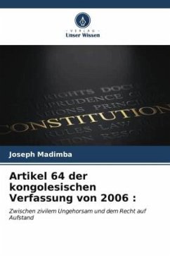 Artikel 64 der kongolesischen Verfassung von 2006 : - Madimba, Joseph