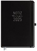 Wochen-Notiz-Timer Maxi 2025 A4 KL [Schwarz]