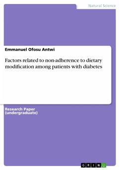 Factors related to non-adherence to dietary modification among patients with diabetes (eBook, PDF) - Ofosu Antwi, Emmanuel