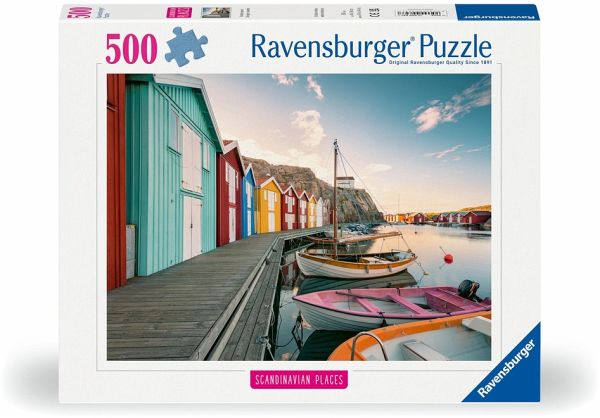 Ravensburger 12000847 - Bootshäuser in Smögen, Schweden