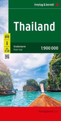 Thailand, Autokarte 1:900.000, freytag & berndt