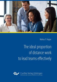 Cover The ideal proportion of distance work to lead teams effectively