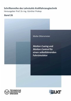 Cover Motion Cueing und Motion Control für einen selbstfahrenden Fahrsimulator