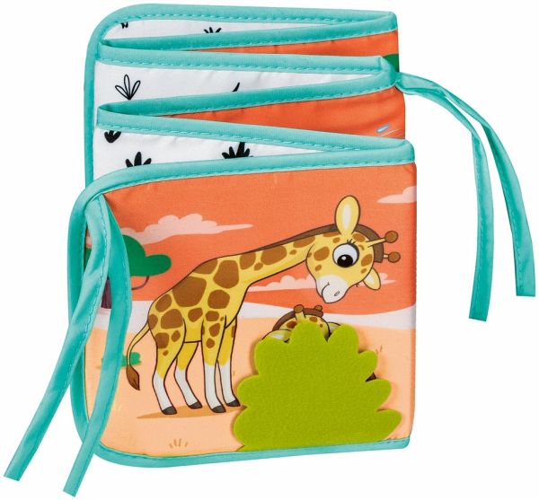 Ravensburger 4856 - play+ Mein allererstes Stoffbuch, für die Bauchlage: Wilde Tiere (Leporello) Ravensburger 4856 - play+ Mein allererstes Stoffbuch, für die Bauchlage: Wilde Tiere (Leporello)