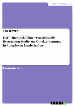 Der "Jägerblick". Eine vergleichende Eyetracking-Studie zur Objekterkennung in komplexen Landschaften (eBook, PDF)