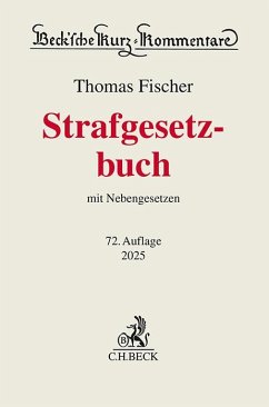 Strafgesetzbuch - Fischer, Thomas;Anstötz, Stephan;Lutz, Hans-Joachim
