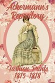 Ackermann's Repository Fashion Prints 1815-1818