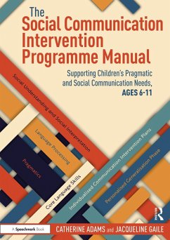 The Social Communication Intervention Programme Manual (eBook, ePUB) - Adams, Catherine; Gaile, Jacqueline