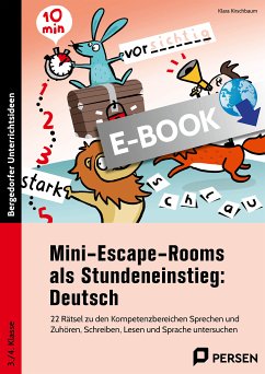 Mini-Escape-Rooms als Stundeneinstieg: Deutsch (eBook, PDF) - Kirschbaum, Klara