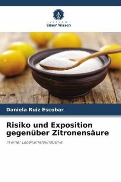 Risiko und Exposition gegenüber Zitronensäure - Ruiz Escobar, Daniela