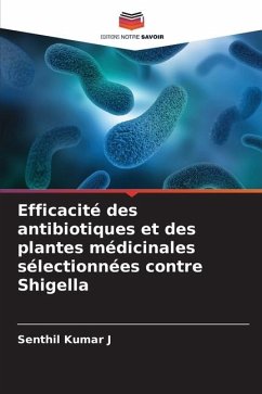 Efficacité des antibiotiques et des plantes médicinales sélectionnées contre Shigella - Kumar J, Senthil