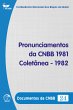 Pronunciamentos da CNBB 1981-1982 -... - Bild 1