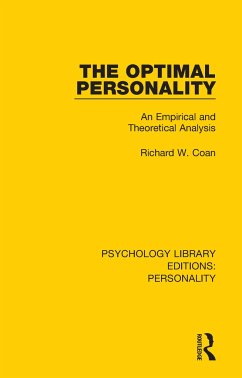 The Optimal Personality - Coan, Richard W