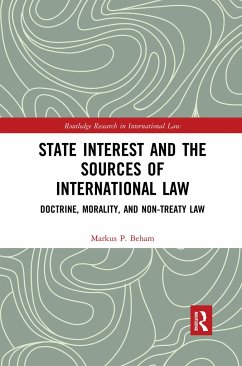 State Interest and the Sources of International Law - Beham, Markus P