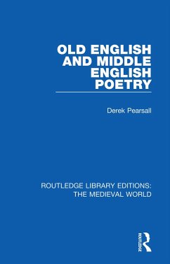 Old English and Middle English Poetry - Pearsall, Derek