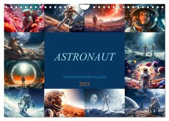 Astronaut - Unterwegs in der Galaxie (Wandkalender 2025 DIN A4 quer), CALVENDO Monatskalender - Calvendo;Meutzner, Dirk
